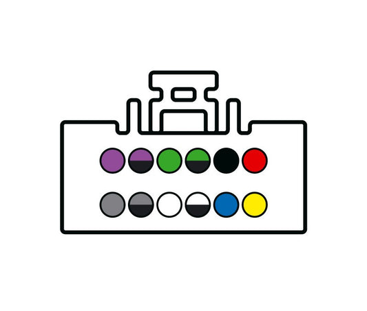 Conector ISO hembra para Panasonic Autoradio