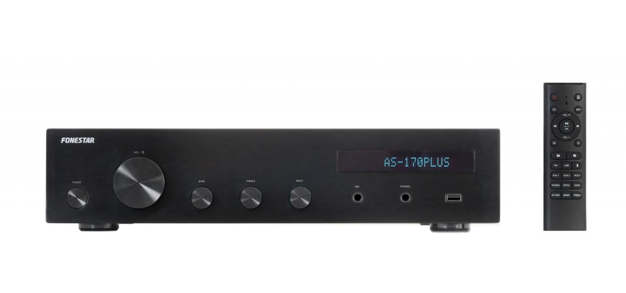 Amplificador Estéreo Bluetooth®/USB/FM AS-170 PLUS