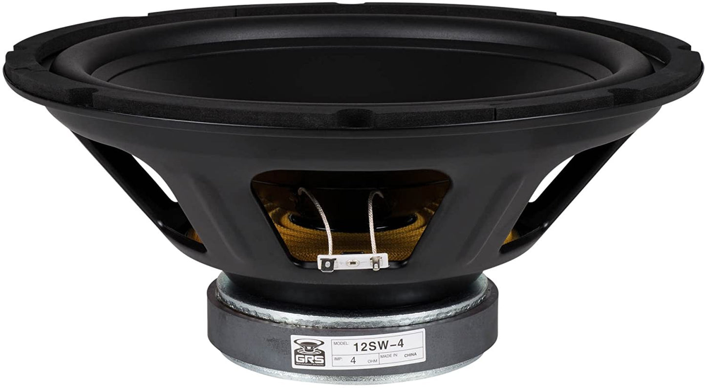 Subwoofer 12 pulgadas 4 ohms 120 w rms 240 pico GRS 12SW-4