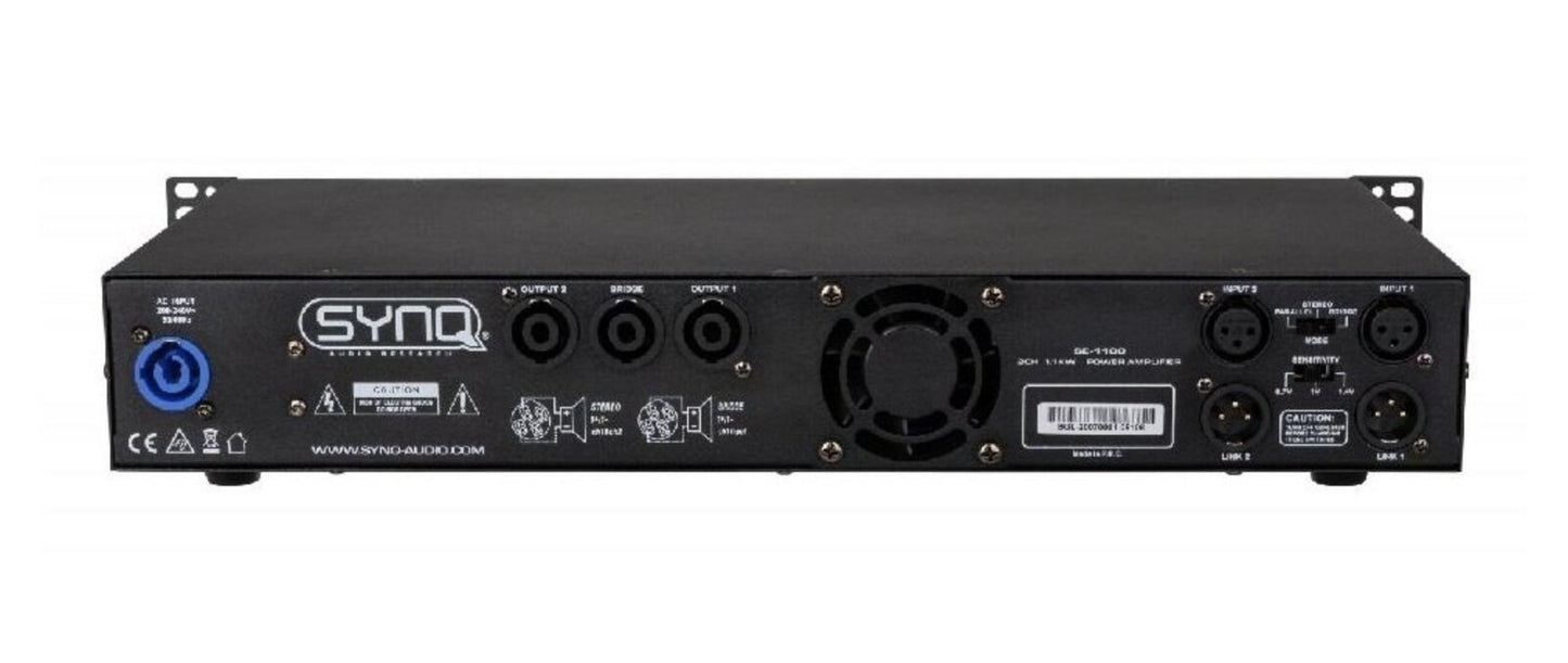 SE-1100 ETAPA DIGITAL POTENCIA CLASE D 2X550W SYNQ