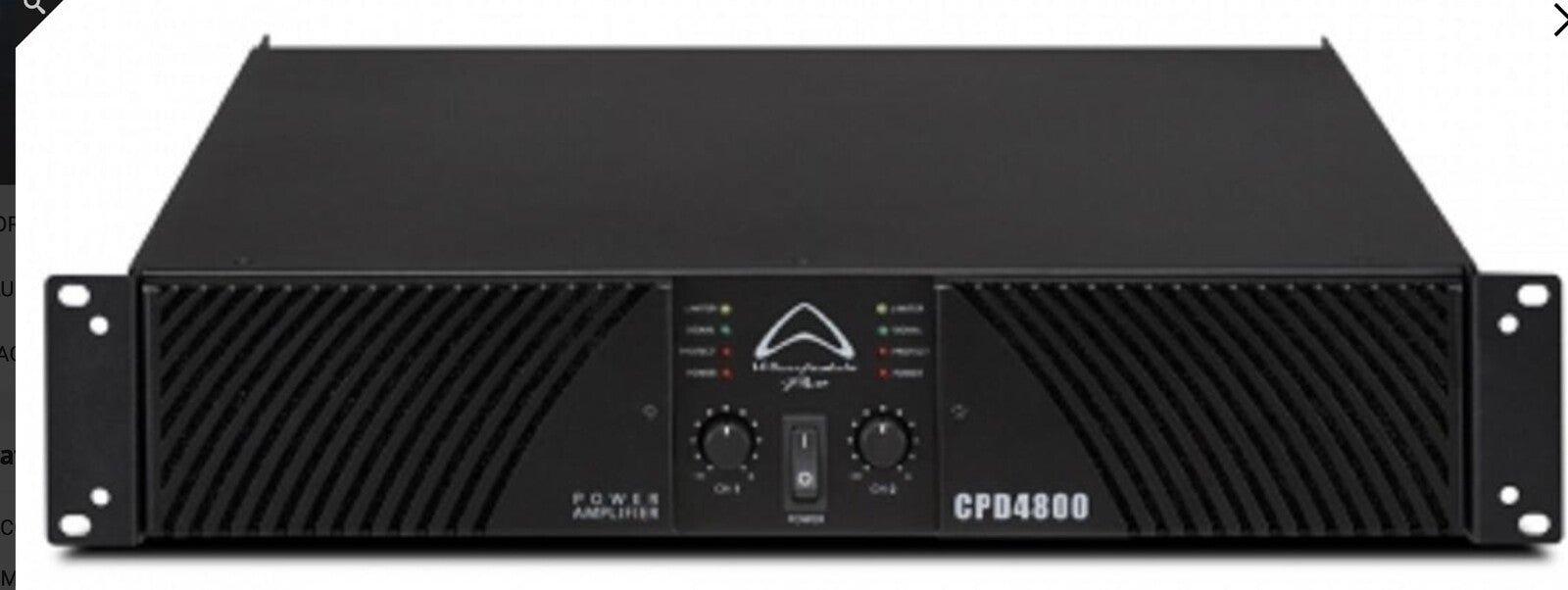 CPD 4800 WHARFEDALE PRO Etapa de potencia 2x 1500w