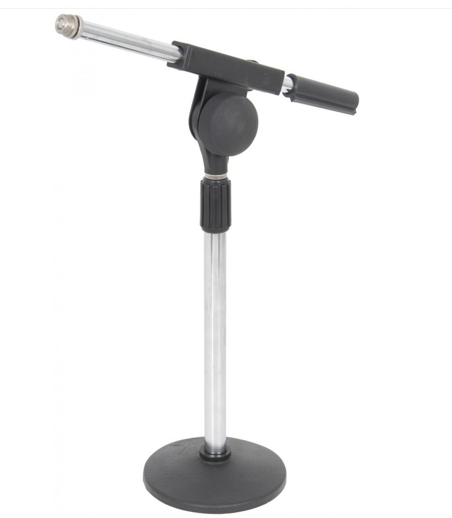 Soporte de sobremesa para micrófono con jirafa