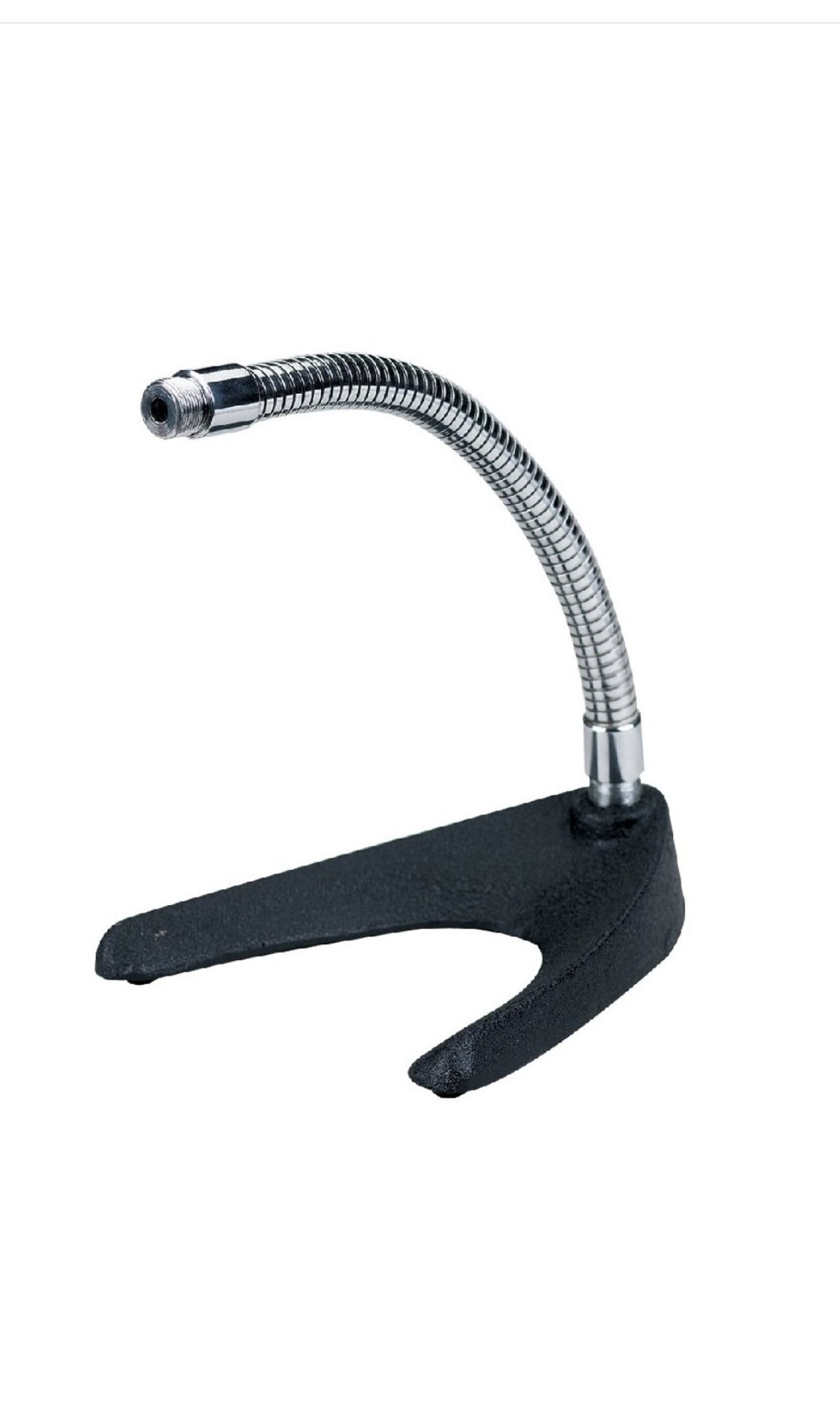 Soporte de sobremesa para micrófono con flexo