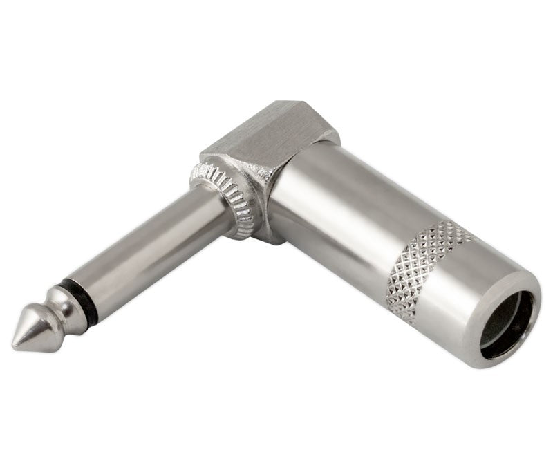 Conector jack acodado 6,3MM