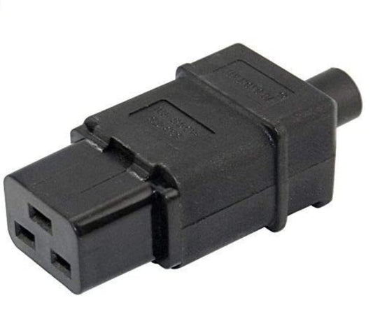 Conector alimentacion C19 Hembra Negro 16 A