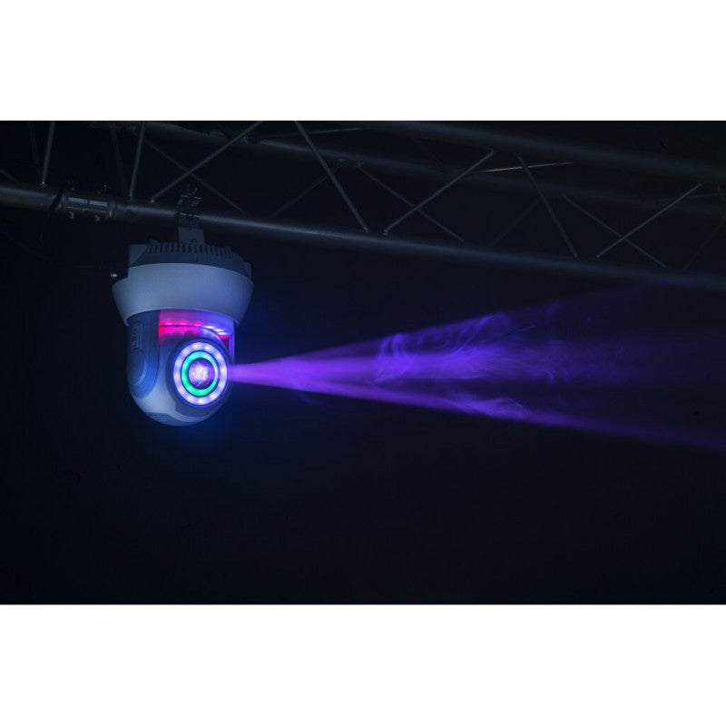 Cabeza movil Spot 30w RGBW 7 gobos 2 anillos led