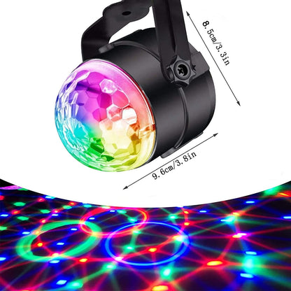 Efecto led mini bola discoteca