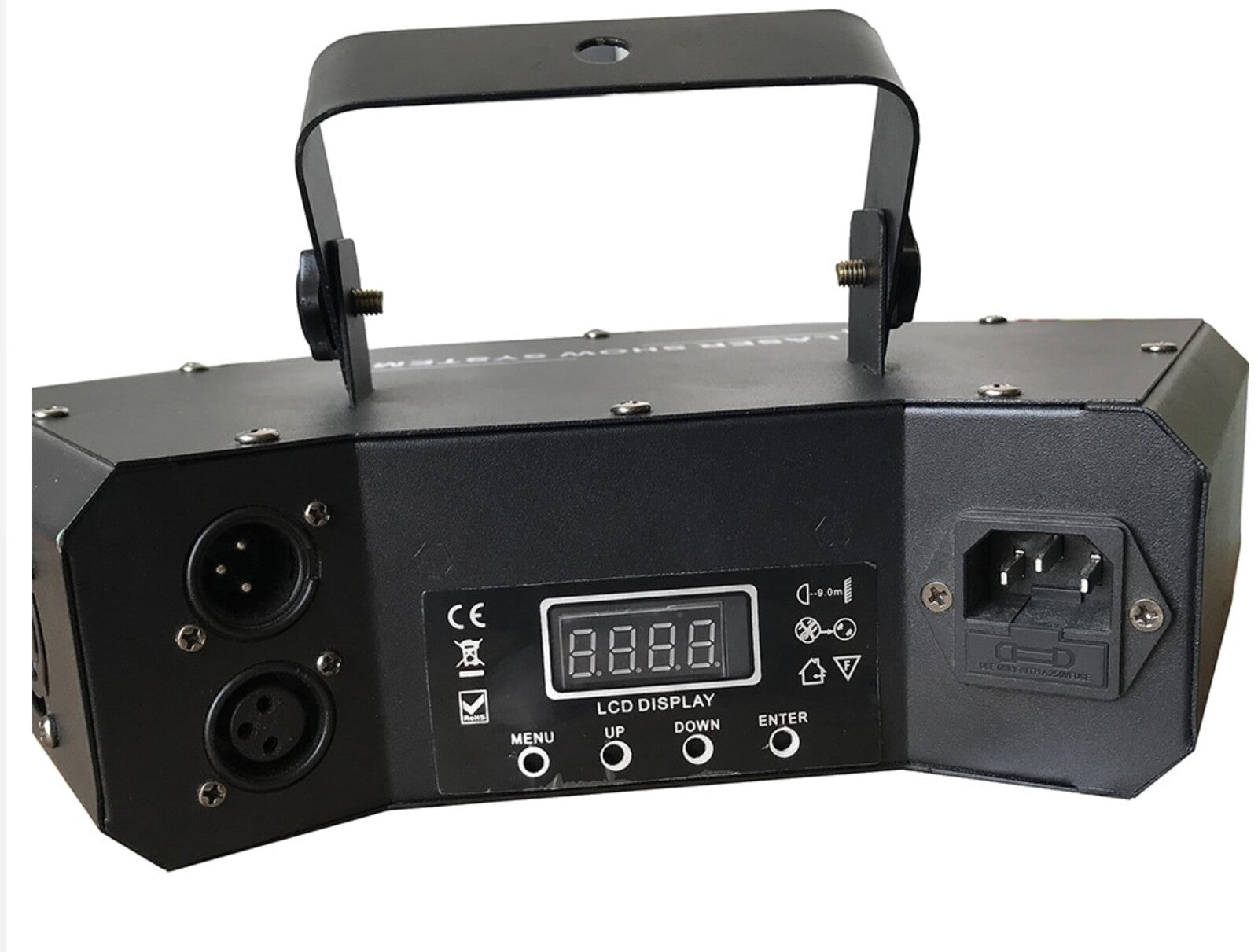 Multilaser 6 salidas con gobos rgb y DMX