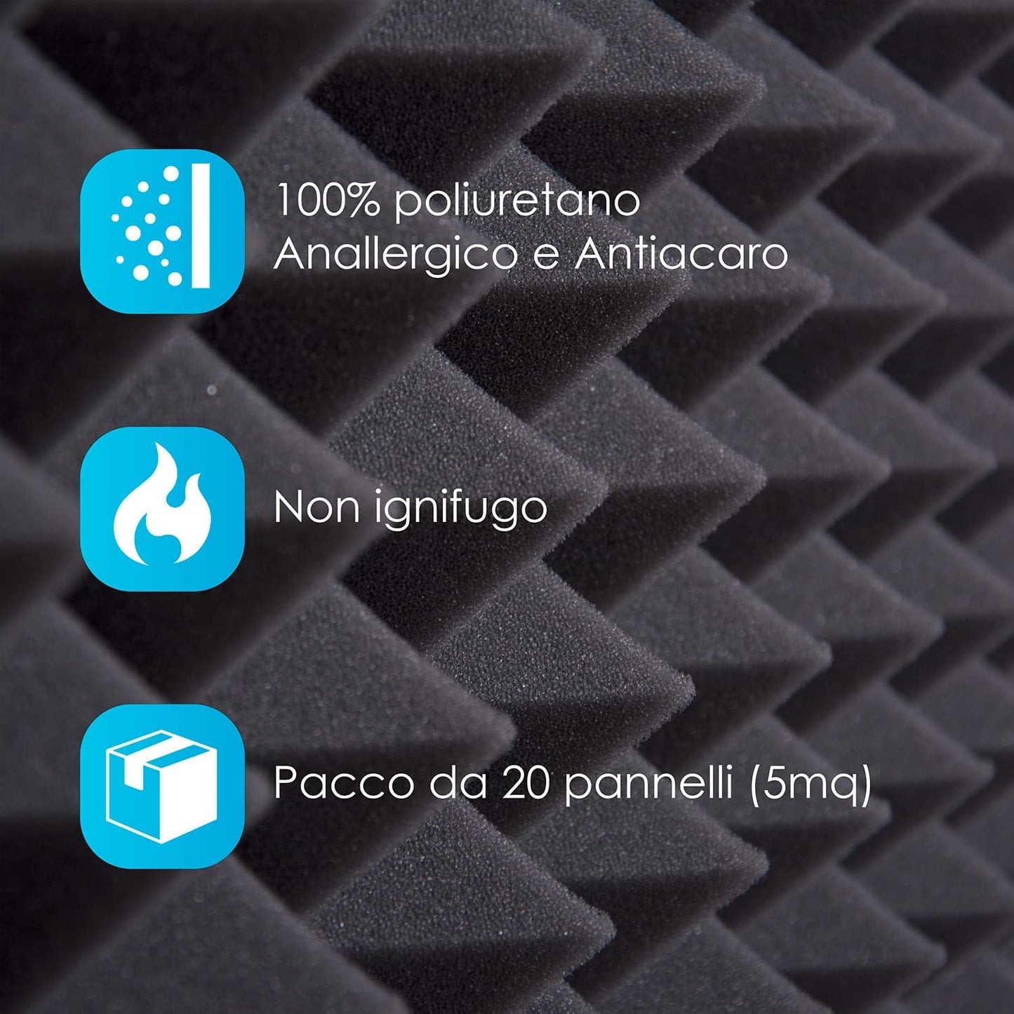 Espuma Amortiguadora 50x50x6cm