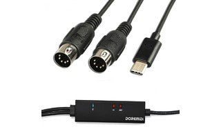 CABLE MIDI A USB-C
