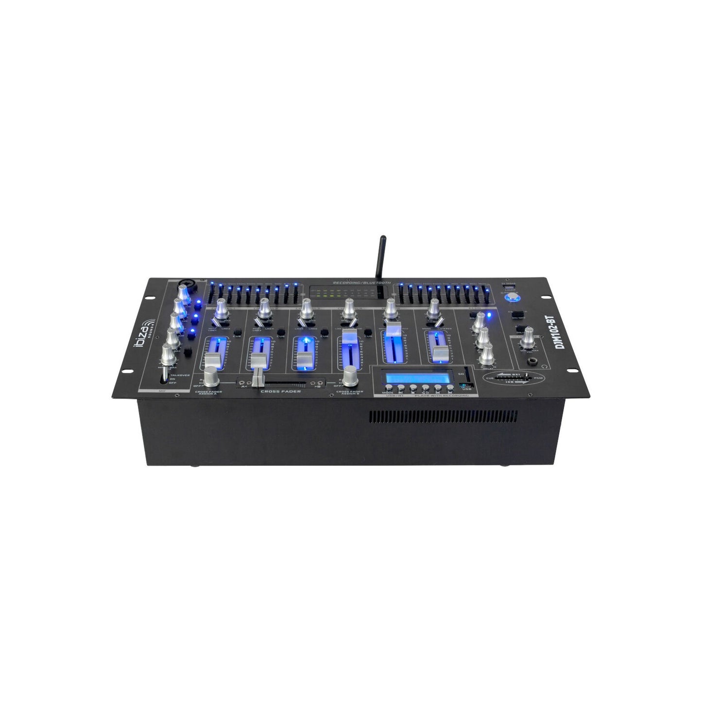MESA DE MEZCLAS 19" 12 ENTRADAS / 6 CANALES CON BLUETOOTH