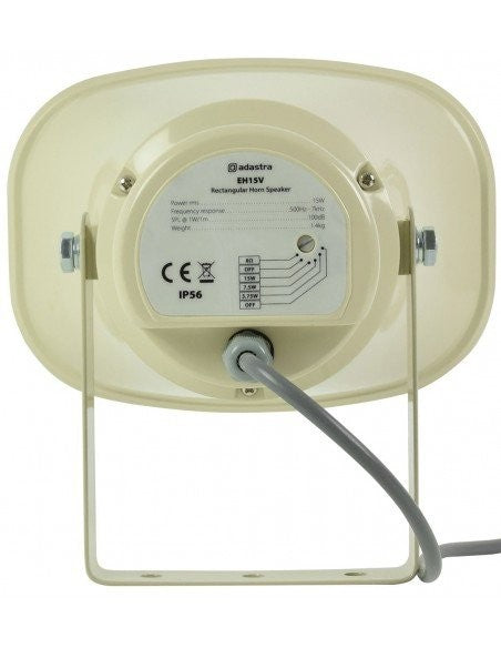 EH15V - Bocina Rectangular Línea 100V 15W RMS