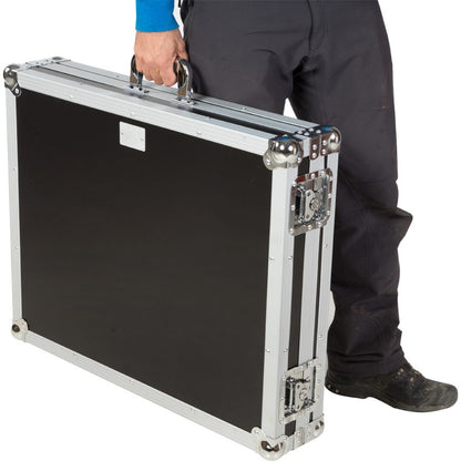 Flight Case Ultra Delgado Pioneer® DDJ-1000/DDJ-SX3/DDJ-FLX6 Plata