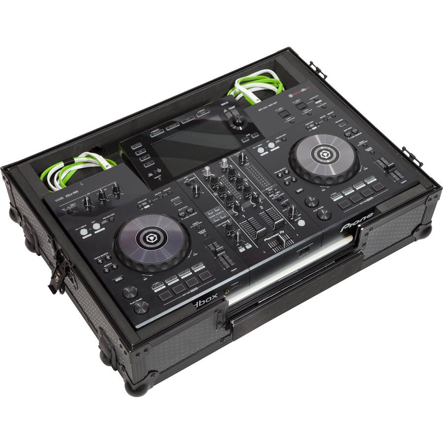 Flight Case Sistema DJ Todo en uno Pioneer® XDJ-RR Negra (Trolley + Ruedas).