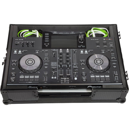 Flight Case Sistema DJ Todo en uno Pioneer® XDJ-RR Negra (Trolley + Ruedas).