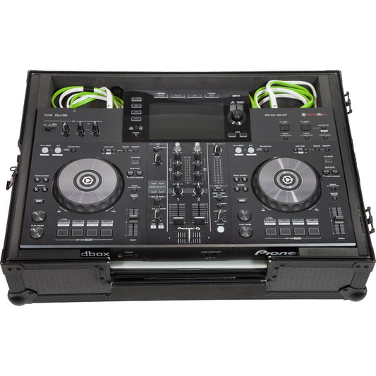 Flight Case Sistema DJ Todo en uno Pioneer® XDJ-RR Negra (Trolley + Ruedas).