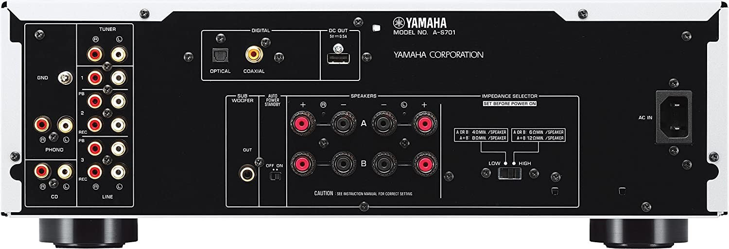 Yamaha AS-701 Amplificador estéreo 160 W