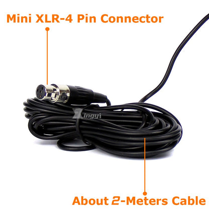 Micrófono diadema 4 pines para SHURE WH20TQG