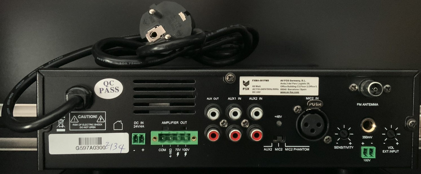 Amplificador 60w RMS