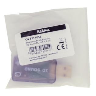 Adaptador de audio USB para auriculares