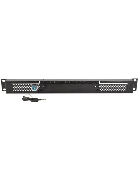 Tapa de seguridad para rack con llave (1U)