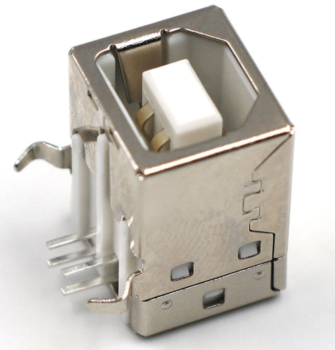 Conector USB 2,0 hembra tipo B, Conector de 90/180 grados para soldar PCB