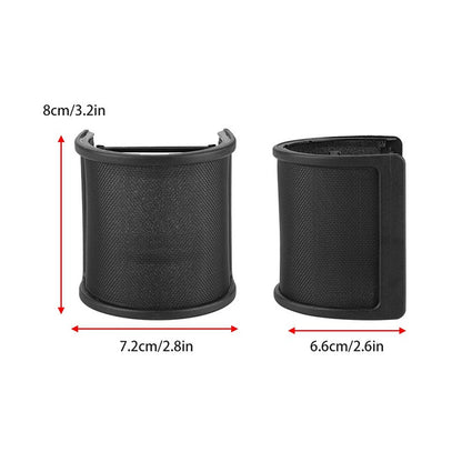 Filtro antipop universal de metal