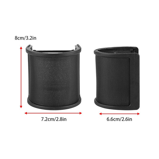 Filtro antipop universal de metal