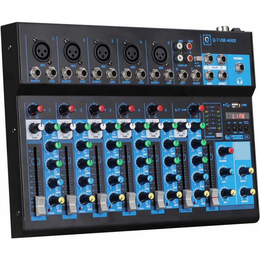 MIXER Q7 MK2 USB Mezclador 7 canales