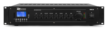 Power Dynamics PRM120 Mezclador Amplificador 100V 6 Canales 120W