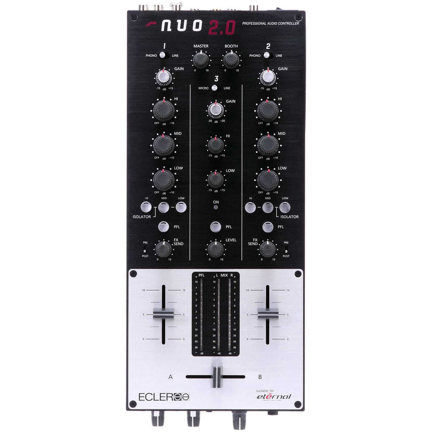 Ecler NUO2.0 Mezclador DJ de 2 canales
