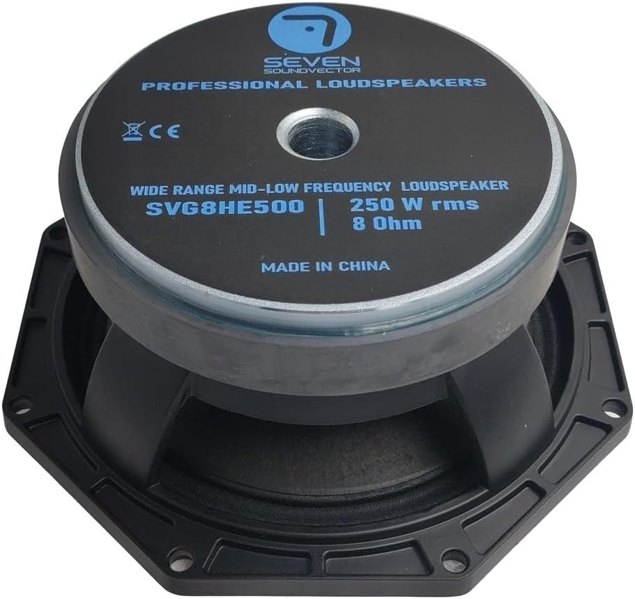 Seven Soundvector SVG8HE500 Woofer 8 Pulgadas