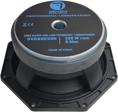 Seven Soundvector SVG8HE500 Woofer 8 Pulgadas