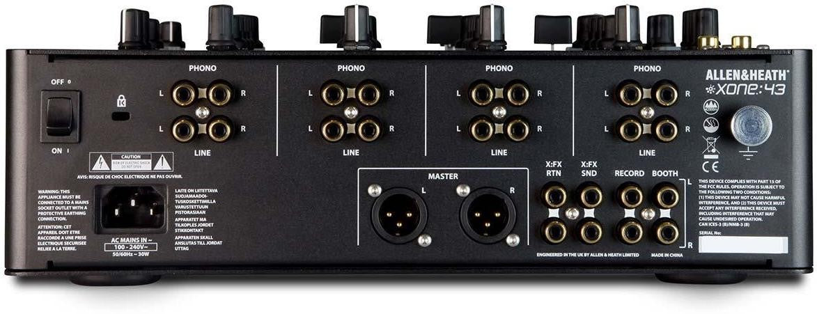 ALLEN & HEATH XONE:43 Mezclador DJ profesional de 4 canales