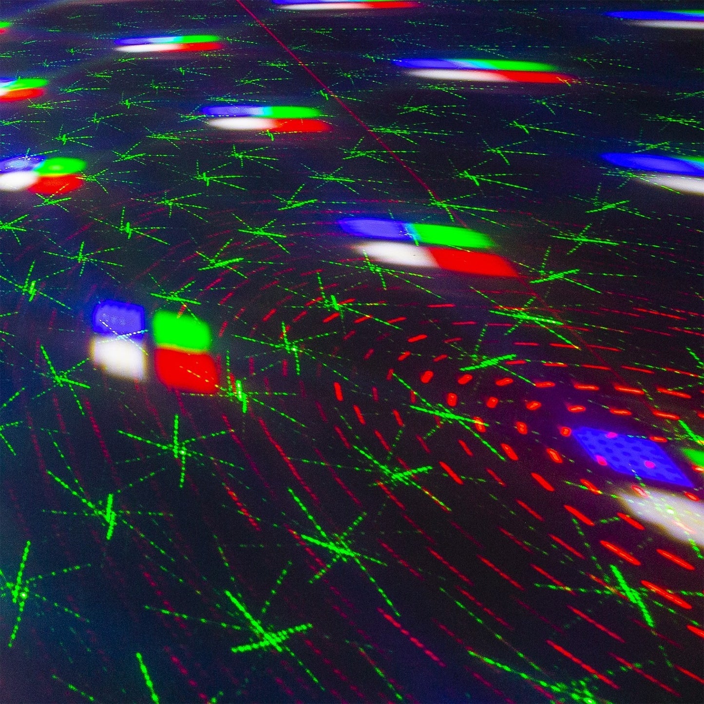 Multi efecto 5-en-1 efectos con Jelly ball, PAR, UV, Strobe y Laser