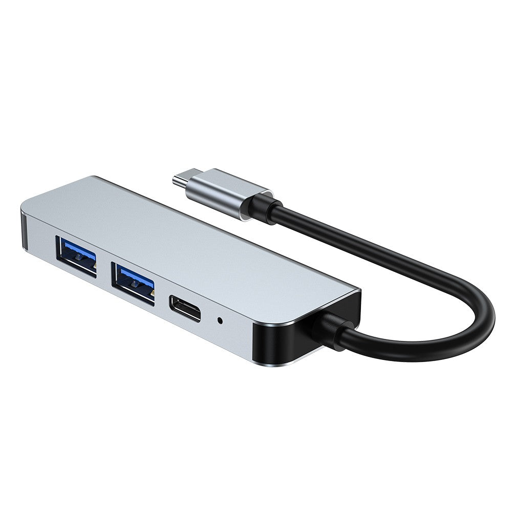 HUB USB TIPO C A USB 3.0 + USB 2.0 + HDMI + USB C PD