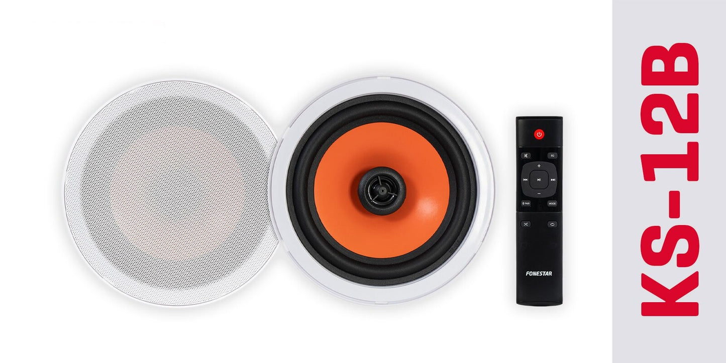 KS-12B Kit de sonido. Pareja de altavoces de techo Bluetooth