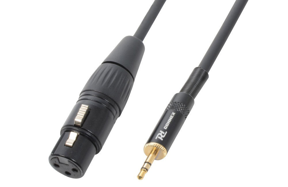 Conexíon mini jack estereo a xlr hembra 0,50 cm