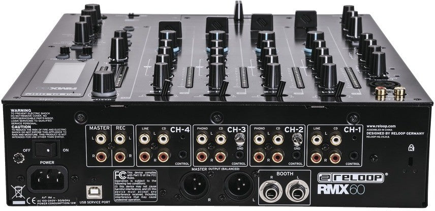 RELOOP RMX-60  DIGITAL Mezclador DJ de club 5 Entradas