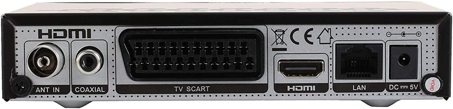 Opticum Lion HD 265 DVB-T2 H.265/hevc Digital Terrestre Receptor Negro