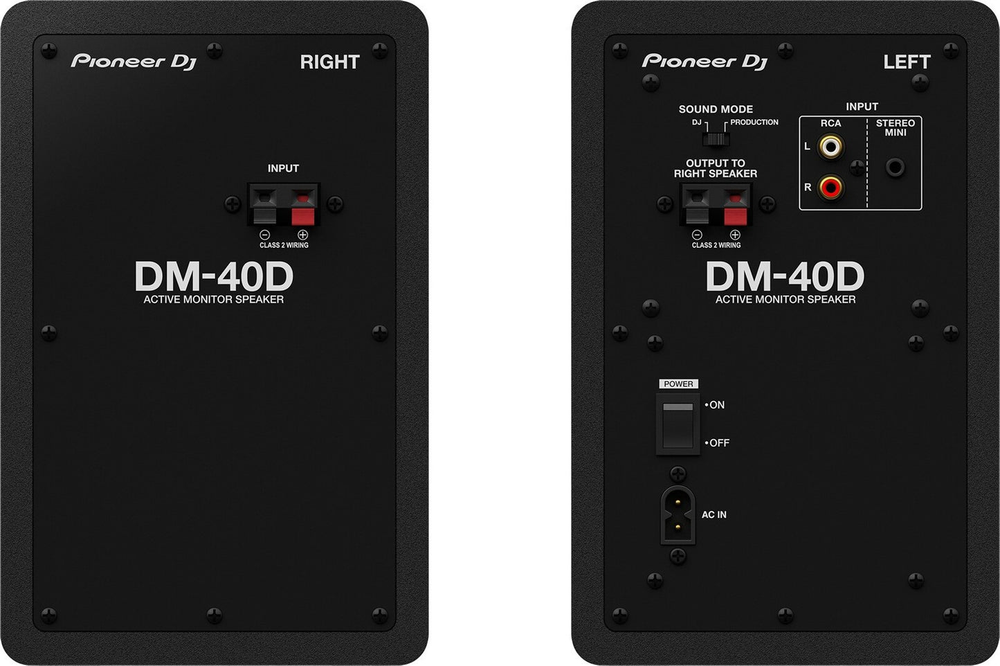 PIONEER DJ DM-40D Monitor de escritorio de 4"