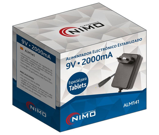 ALM141 ALIMENTADOR ELECTRÓNICO PARA TABLETS 9VCC/2,0A