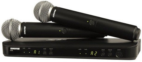 SHURE BLX288 SM58 Doble Micrófono de mano