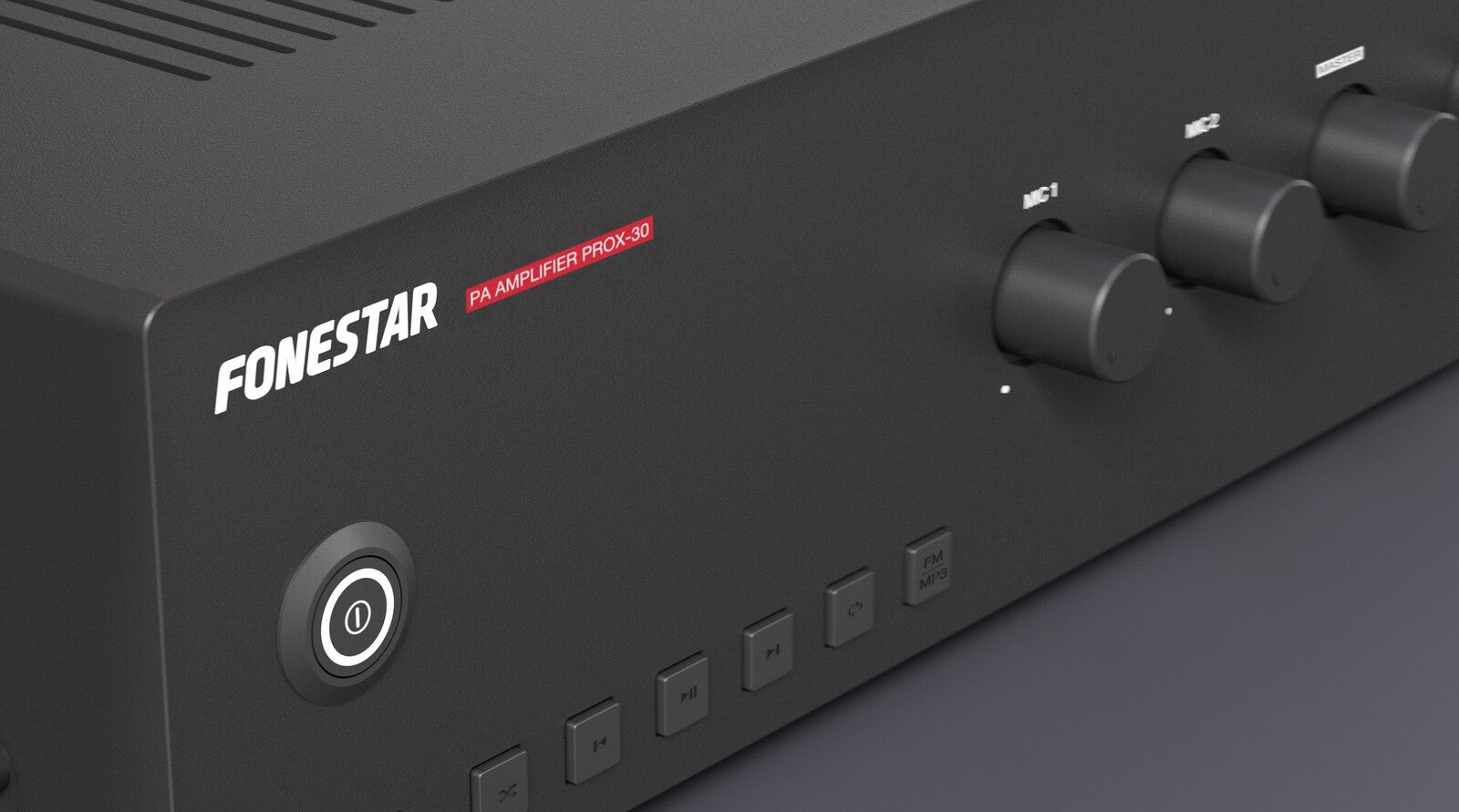 PROX 30.Amplificador de megafonía con reproductor USB/FM