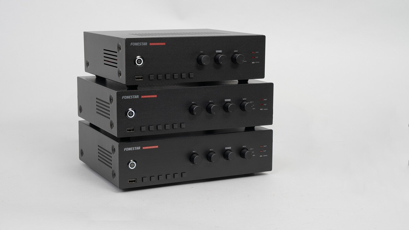 PROX 30.Amplificador de megafonía con reproductor USB/FM