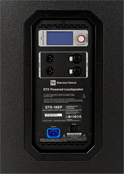 ELECTRO VOICE Subwoofer para pa (autoamplificado) ETX-18SP.
