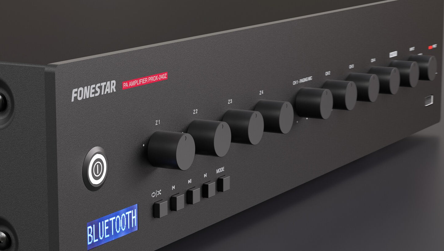 PROX-240Z ,Amplificador de megafonía multizona