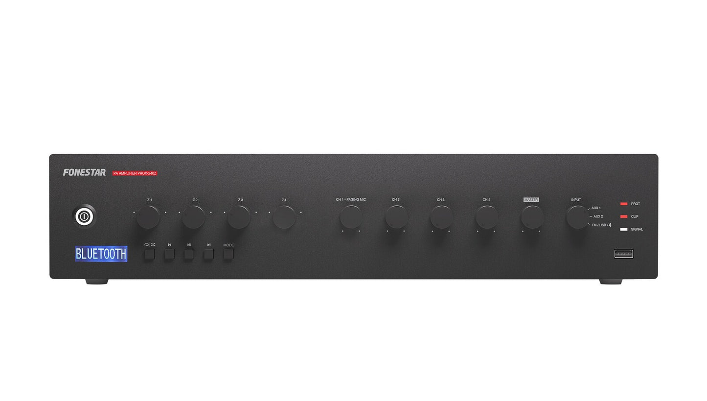 PROX-240Z ,Amplificador de megafonía multizona