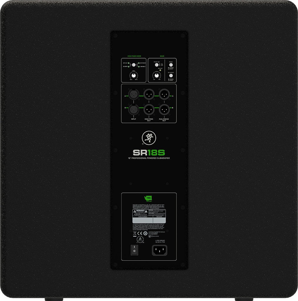 MACKIE SR18S Subwoofer activo profesional de 18" y 1600 W