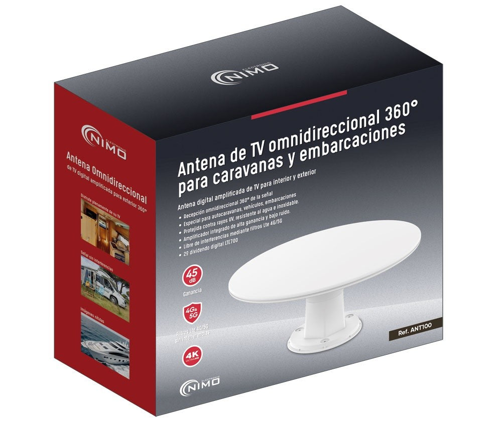 ANTENA TV  PARA TDT PARA CARAVANA Y EMBARCACIÓN